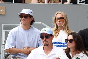 Celebrities In Stands During The 2024 French Open - Village Day Nine NB