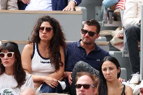 Celebrities In Stands During The 2024 French Open - Village Day Nine NB