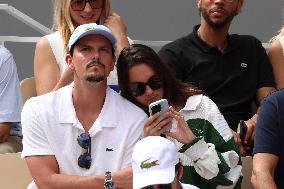 Celebrities In Stands During The 2024 French Open - Village Day Nine NB