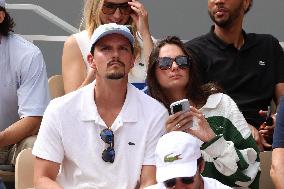 Celebrities In Stands During The 2024 French Open - Village Day Nine NB