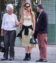 Katie Holmes With Her Mother Out - NYC
