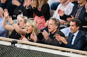 French Open - Ben Stiller At The Stands