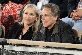 French Open - Ben Stiller At The Stands