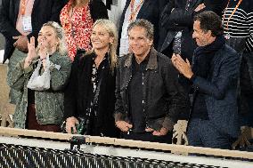 French Open - Ben Stiller At The Stands