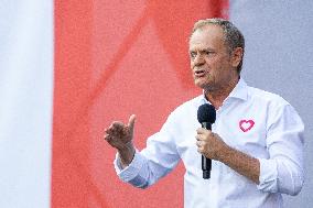 Donald Tusk's Rally On 4 June In Warsaw