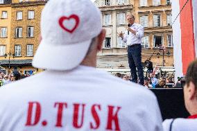 Donald Tusk's Rally On 4 June In Warsaw