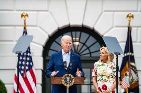 President Joe Biden And First Lady Dr Jill Biden Host The Congressional Picnic