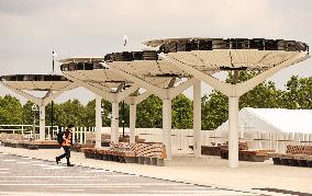 (SP)FRANCE-SAINT DENIS-PARIS 2024 OLYMPIC AND PARALYMPIC VILLAGE-PRESS TOUR