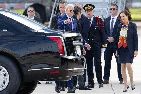 US President Joe Biden arrives in France - Orly