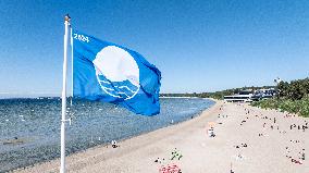 The Blue Flag at Pirita beach