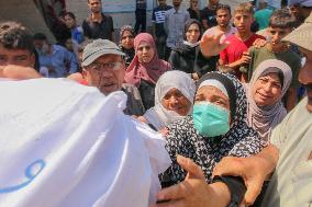 Funeral in Bureij Refugee Camp - Gaza