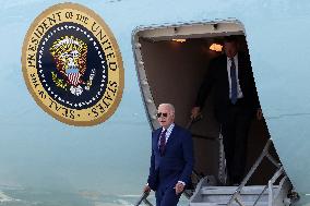 US President Joe Biden Arrives In France - Orly