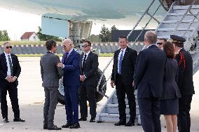 US President Joe Biden Arrives In France - Orly