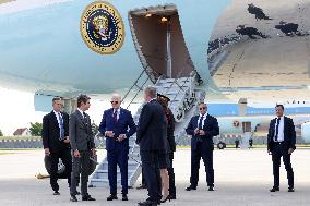 US President Joe Biden Arrives In France - Orly