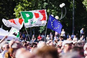 The Closing Of The Electoral Campaign Of Partito Democratico For The 2024 European Parliament Election In Milan