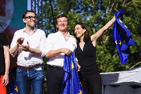 The Closing Of The Electoral Campaign Of Partito Democratico For The 2024 European Parliament Election In Milan