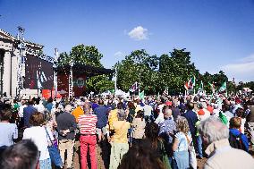 The Closing Of The Electoral Campaign Of Partito Democratico For The 2024 European Parliament Election In Milan