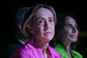Arianna Meloni During An Event For The 2024 European Elections