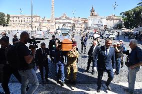 Funeral Of Philippe Leroy - Rome
