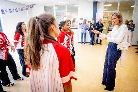 Queen Maxima Visit To Secondary Education - Arnhem