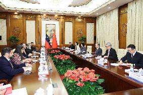 CHINA-BEIJING-WANG YI-VENEZUELA-FM-TALKS (CN)