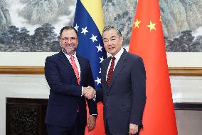 CHINA-BEIJING-WANG YI-VENEZUELA-FM-TALKS (CN)