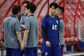 Singapore V South Korea - FIFA World Cup Asian 2nd Qualifier Press Conference And Training