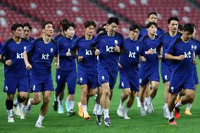 Singapore V South Korea - FIFA World Cup Asian 2nd Qualifier Press Conference And Training