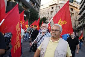 Pre Election Rally Of The Communist Party Of Greece
