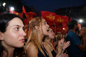 Pre Election Rally Of The Communist Party Of Greece