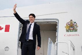 Justin Trudeau Takes Plane To Attend D-Day 80th Anniversary - Canada