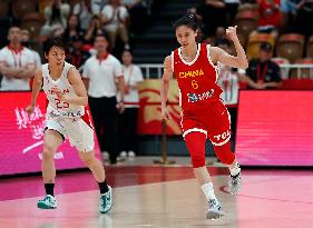 (SP)CHINA-SHAANXI-XI'AN-BASKETBALL-WOMEN-FRIENDLY-CHN VS JPN (CN)