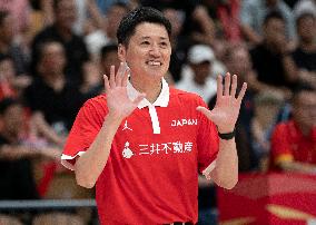 (SP)CHINA-SHAANXI-XI'AN-BASKETBALL-WOMEN-FRIENDLY-CHN VS JPN (CN)