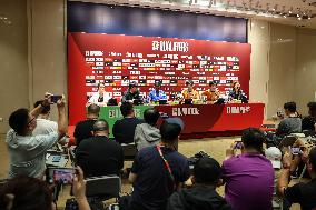 (SP)CHINA-SHENYANG-FOOTBALL-WORLD CUP QUALIFIER-CHN VS THA-PRESS CONFERENCE(CN)