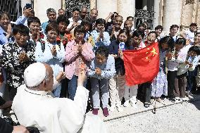 Pope Francis Leads The General Audience - Vatican