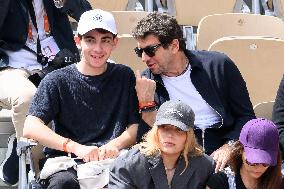 French Open - Celebs At The Stands