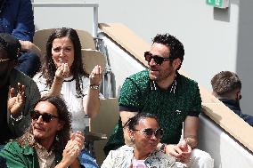 Celebrities In Stands During The 2024 French Open - Village Day Nine NB