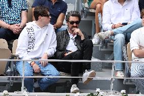 Celebrities In Stands During The 2024 French Open - Village Day Nine NB