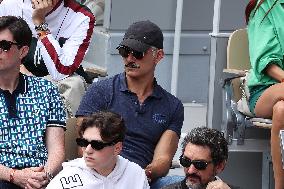 Celebrities In Stands During The 2024 French Open - Village Day Nine NB