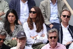 Celebrities In Stands During The 2024 French Open - Village Day Nine NB