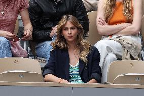 Celebrities In Stands During The 2024 French Open - Village Day Nine NB