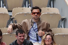 Celebrities In Stands During The 2024 French Open - Village Day Nine NB