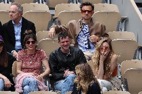 Celebrities In Stands During The 2024 French Open - Village Day Nine NB