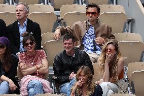 Celebrities In Stands During The 2024 French Open - Village Day Nine NB