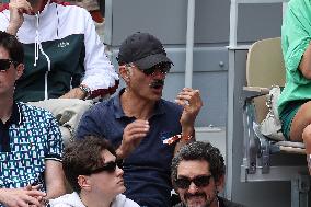 Celebrities In Stands During The 2024 French Open - Village Day Nine NB