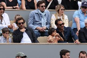 Celebrities In Stands During The 2024 French Open - Village Day Nine NB