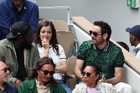 Celebrities In Stands During The 2024 French Open - Village Day Nine NB