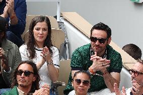 Celebrities In Stands During The 2024 French Open - Village Day Nine NB