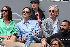 Celebrities In Stands During The 2024 French Open - Village Day Nine NB