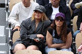 Celebrities In Stands During The 2024 French Open - Village Day Nine NB